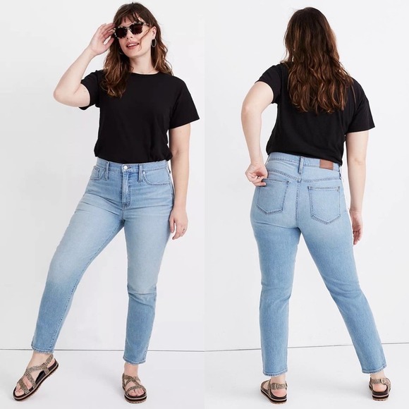 Madewell Denim - Madewell Classic Straight Jeans in Meadowland Wash